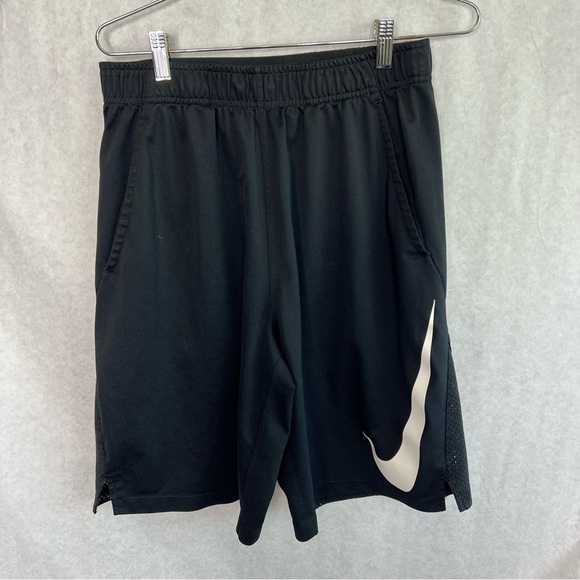 Nike Hyperspeed Swoosh Basketball Shorts Black Men's Size Medium - Picture 1 of 4